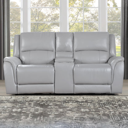 Alexandria - Power Reclining Console Loveseat