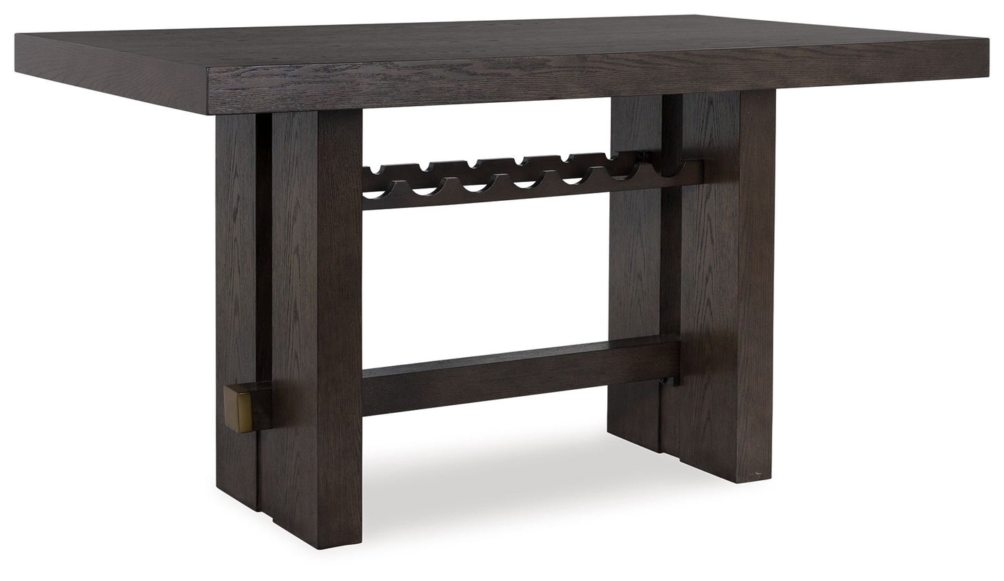Burkhaus - Marrón oscuro - Mesa de comedor rectangular