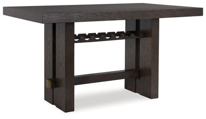 Burkhaus - Marrón oscuro - Mesa de comedor rectangular