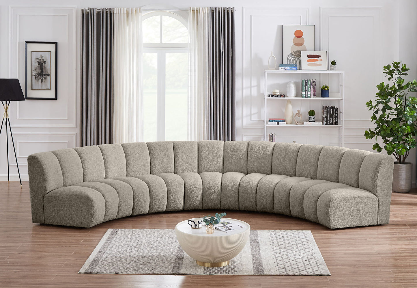 Infinity - 5 Piece Boucle Modular Sectional