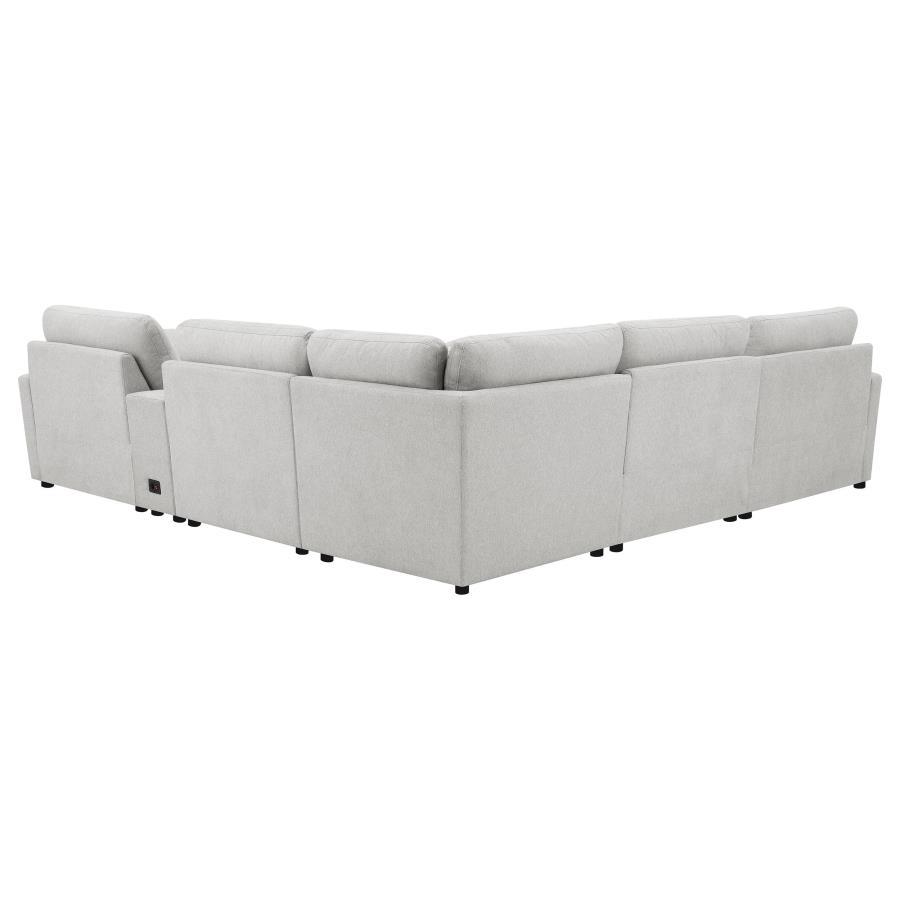 Collins - 6-Piece Modular Power Reclining Sectional