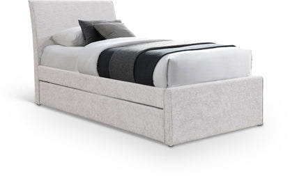 Myles - Chenille Twin Trundle Bed