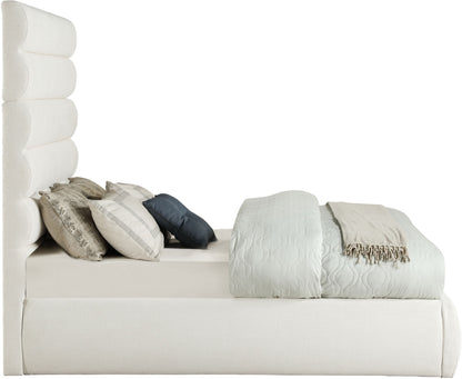 Adam - Linen Fabric Bed With 70.5" Headboard