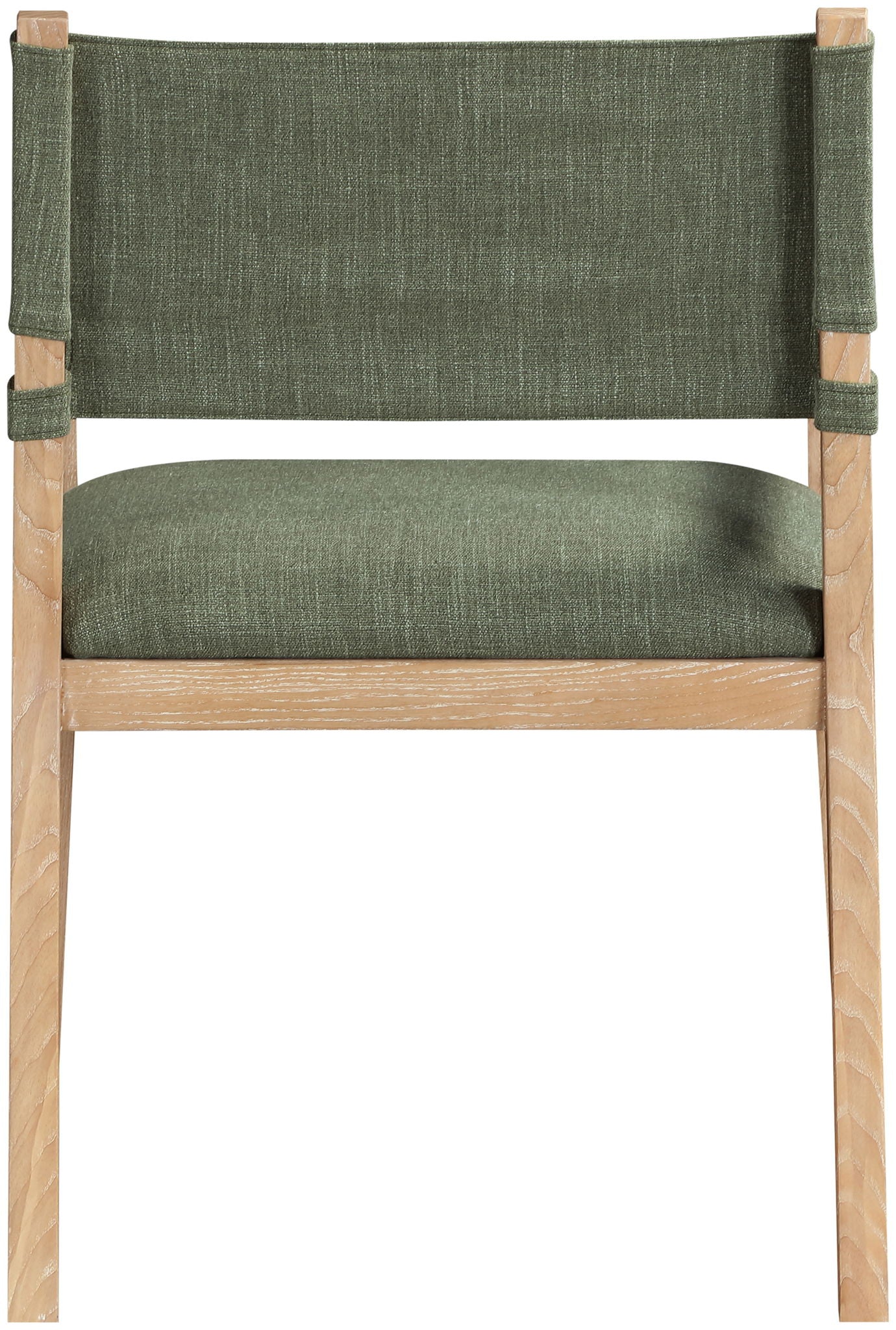 Avon - Linen Textured Performance Fabric Upholstered Dining Arm Chair