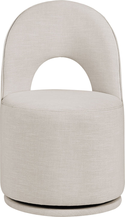 Cirelle - Linen Textured Performance Fabric Dining Chair (Set of 2)