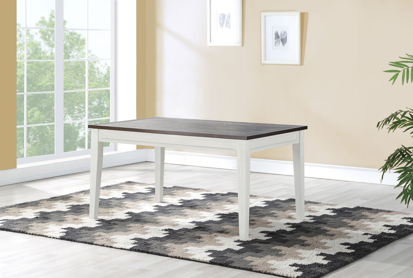 Caylie - Fix Top Dining Table - White