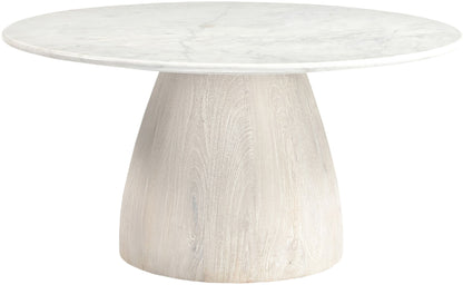 Liona - Marble And Mango Wood Table