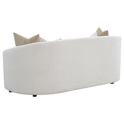 Rainn - Boucle Upholstered Sloped Arm Sofa Set