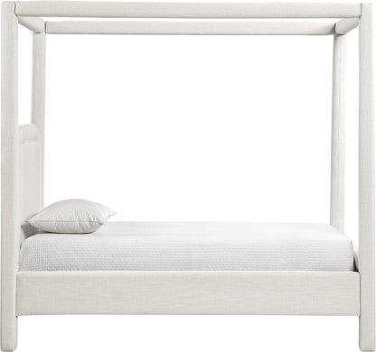 Salina - Linen Textured Fabric Upholstered Bed