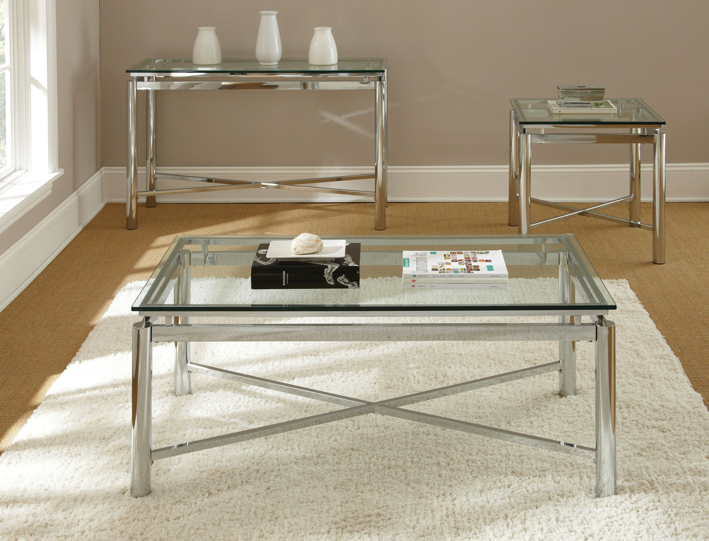 Nora - Coffee Table - Clear