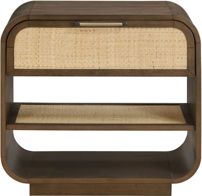 Windsor - Solid Wood Nightstand - Brown