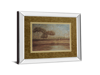 Woodland Sanctuary By Veronica Faust - Mirror Framed Print Wall Art - Light Brown