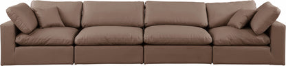 Comfy - Faux Leather Modular Sofa 4 Seats