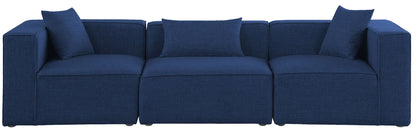 Cube - Linen Modular 3 Seat Sofa