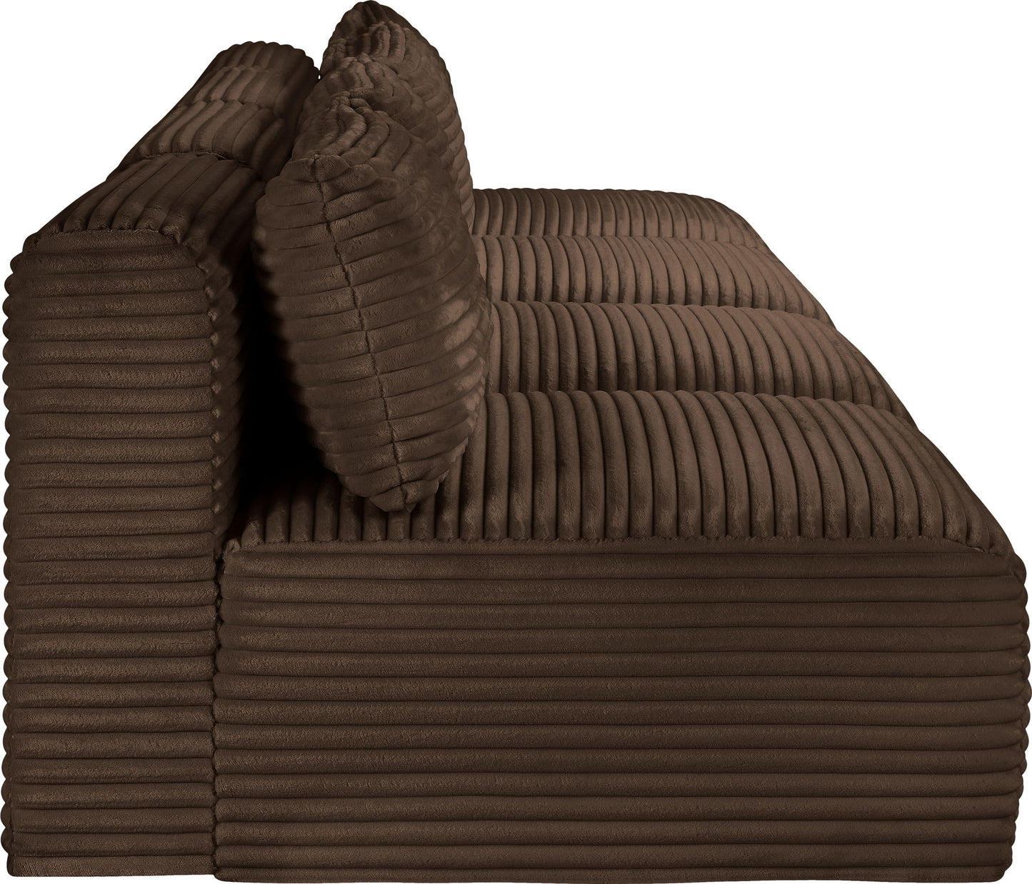 Shaggy - 4 Seat Modular Armless Sofa