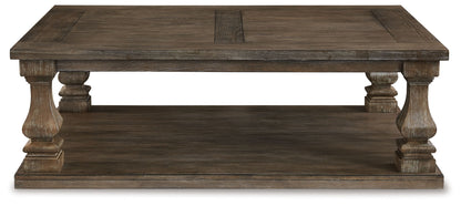 Johnelle - Gris - Mesa de centro rectangular