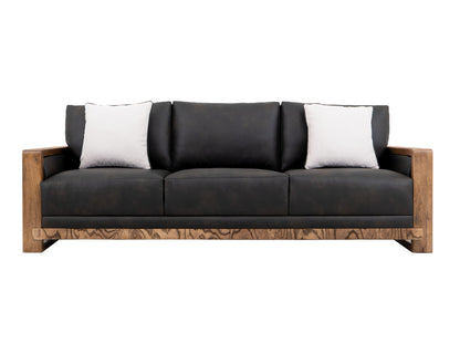 Ancora - Sofa - Dark Gray / Light Brown