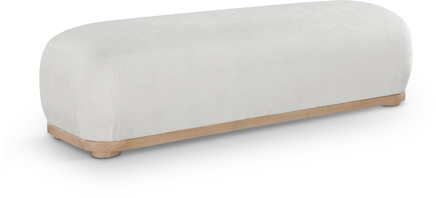 Calum - Bench - Light Brown Frame