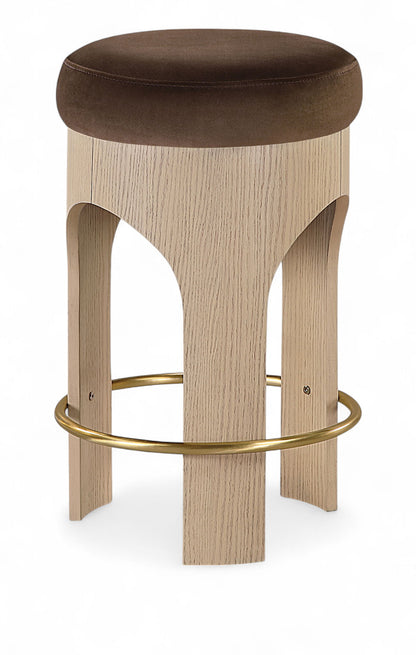 Bocceli - Counter Stool - Natural Base