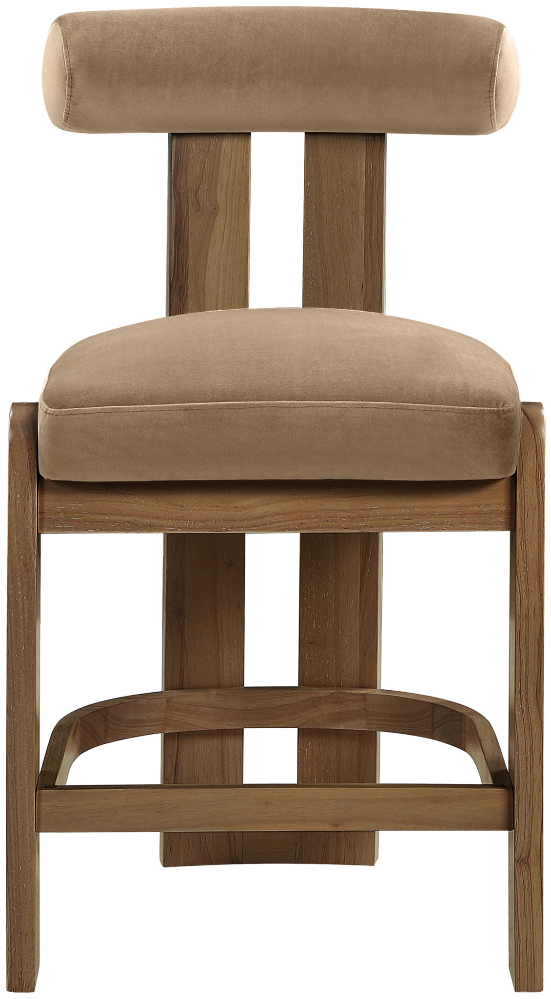 Arienzo - Velvet Upholstered Counter Stool (Set of 2)