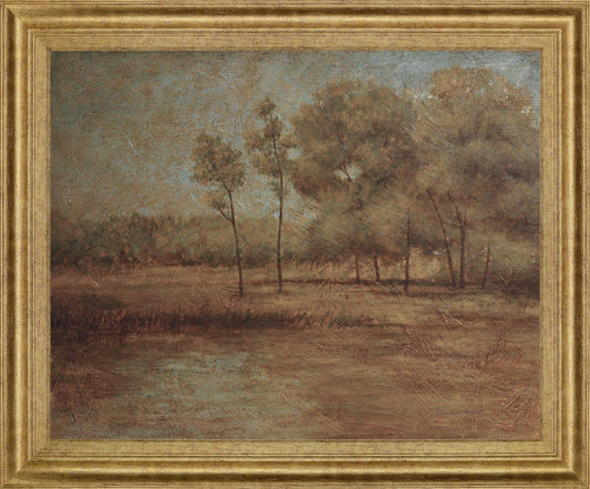 Amber Grove Stillness - 28" x 34" Framed Wall Art