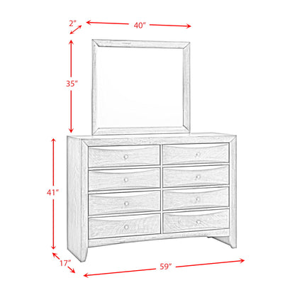 Emily - Dresser & Mirror Set