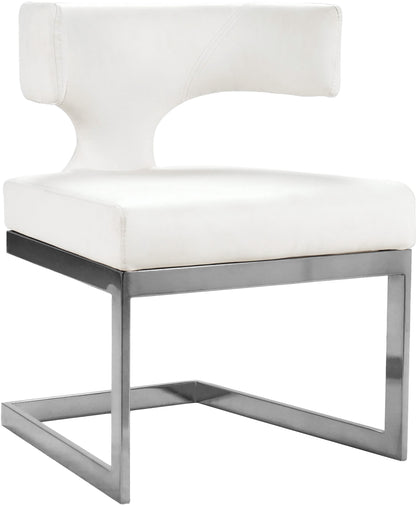 Alexandra - Dining Chair with Chrome Legs