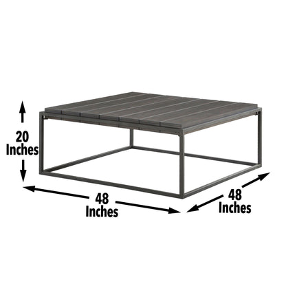 Tekoa - Coffee Table - Dark Brown