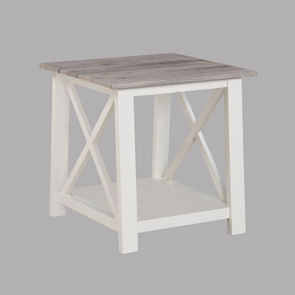 Thelma - 3 Piece Cocktail Set - White / Light Brown