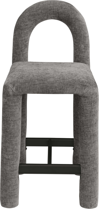 Amari - Chenille Fabric Stool
