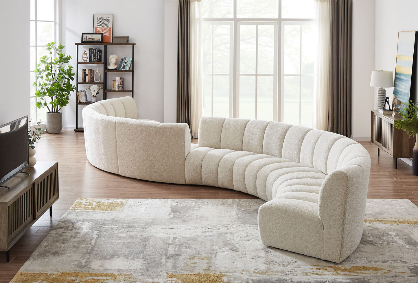 Infinity - 8 Piece Boucle Modular Sectional