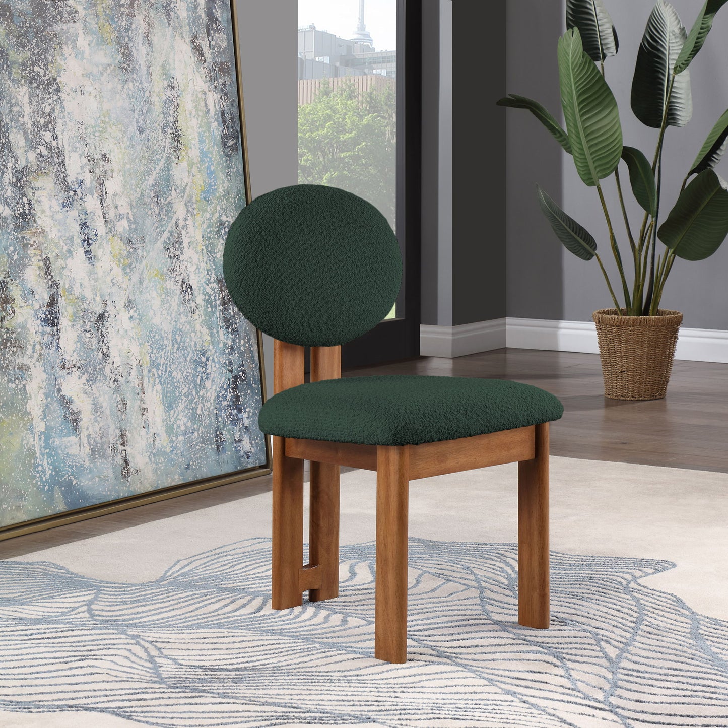 Napa - Dining Chair With Brown Legs (Set of 2)