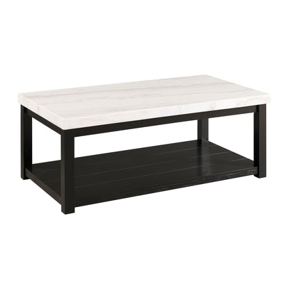 Marcello - Coffee Table With Casters - White