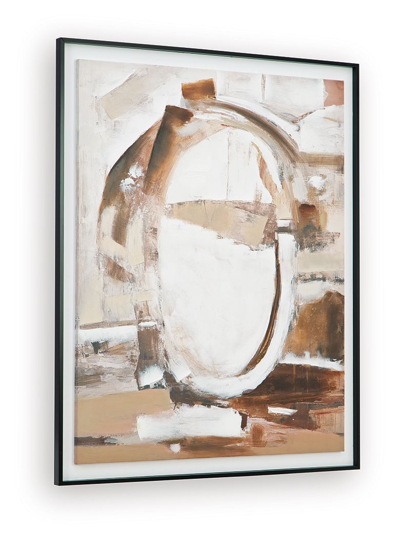 Bradlow - Wall Art - Brown / White / Black