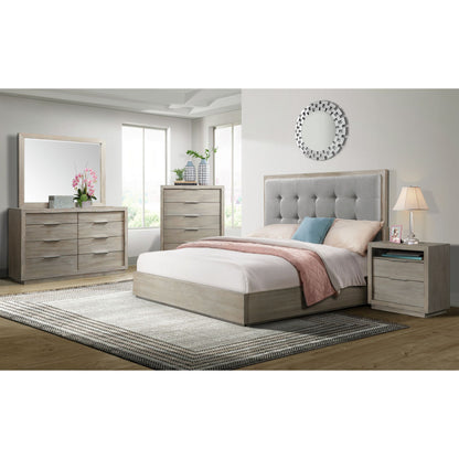 Arcadia - 8-Drawer Dresser - Grey