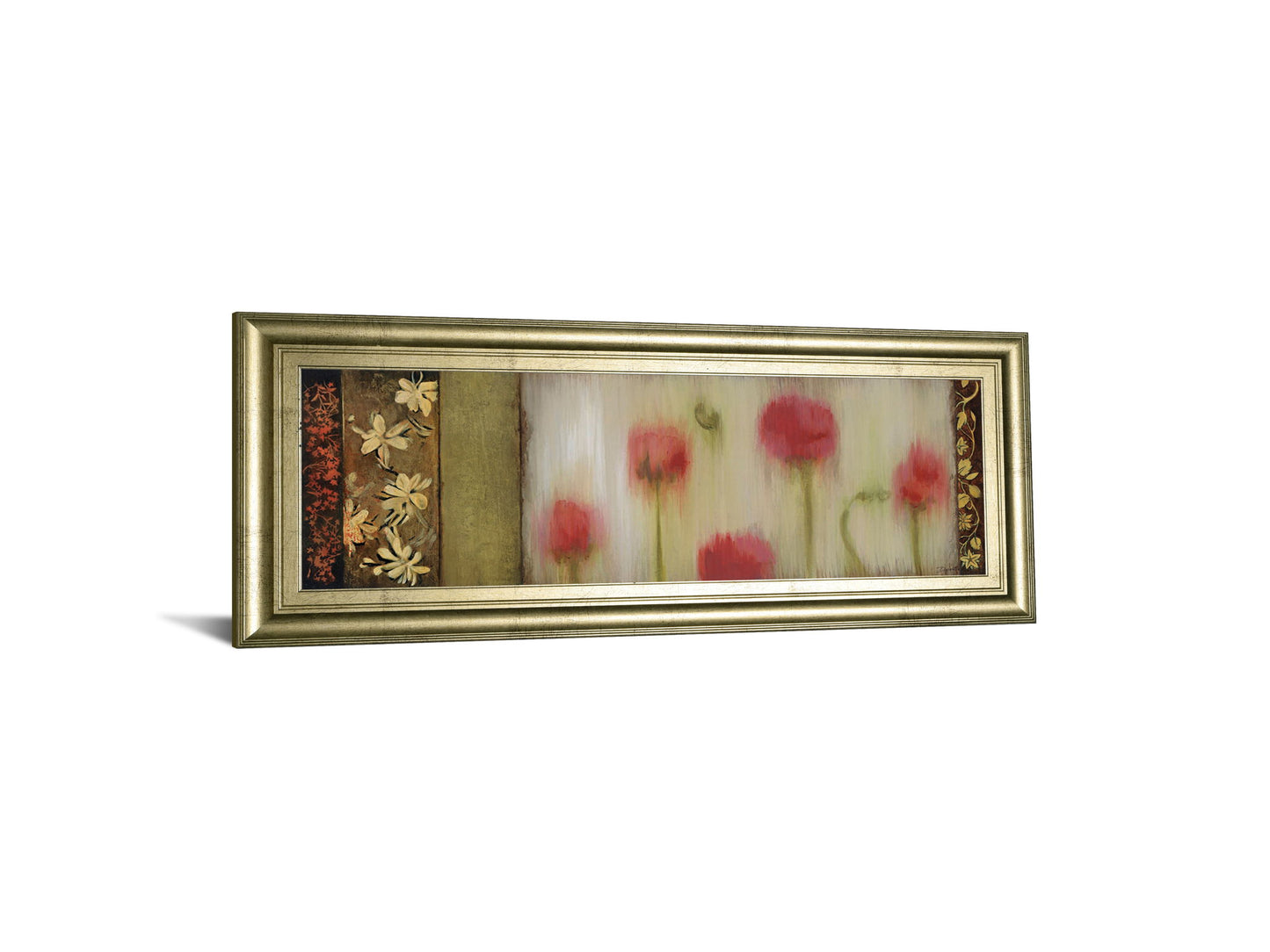 Rain Flower Il By Dysart - Framed Print Wall Art - Beige