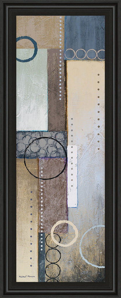 Color Of Rain Il By Michael Marcon - Framed Print Wall Art - Beige