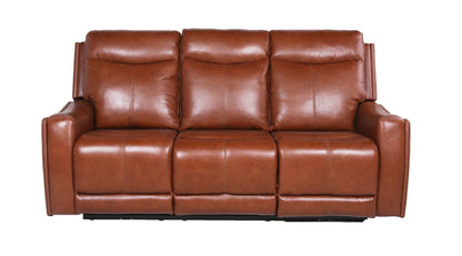 Natalia - Recliner Sofa Coach - Dark Brown