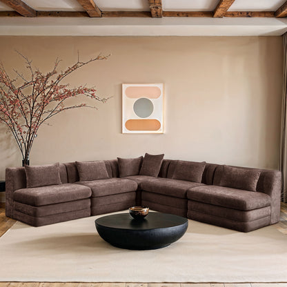 Stellar - 5 Piece Upholstered Modular Sectional