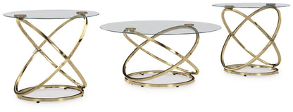 Crimonti - Champagne - Occasional Table Set (Set of 3)