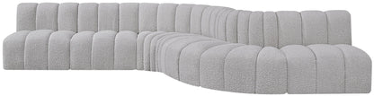 Arc - Boucle Fabric 7 Piece Modular Sofa