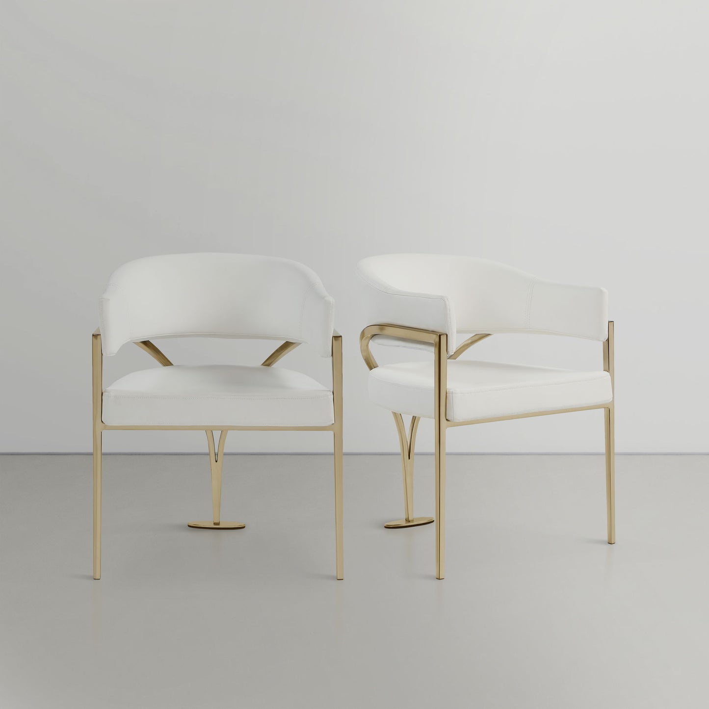 Madelyn - Dining Chair (Set of 2) - Brushed Brass