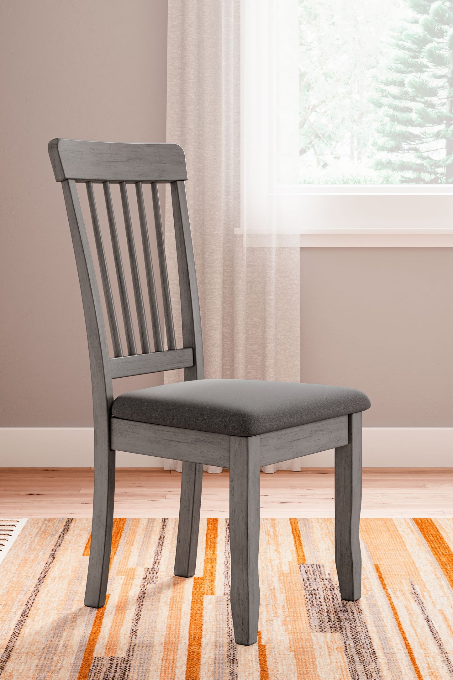 Shullden - Gray - Dining Room Side Chair (Set of 2)