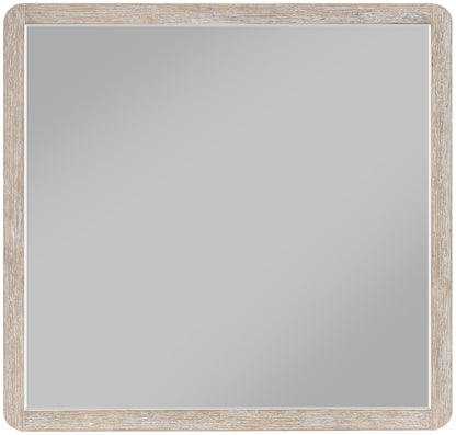 Adagio - Solid Wood And Oak Veneer Mirror - Natural