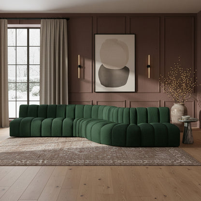 Arc - Boucle Fabric 7 Piece Modular Sofa