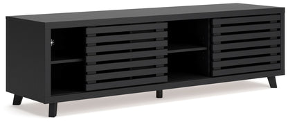 Danziar - Negro - Mueble para TV extra grande