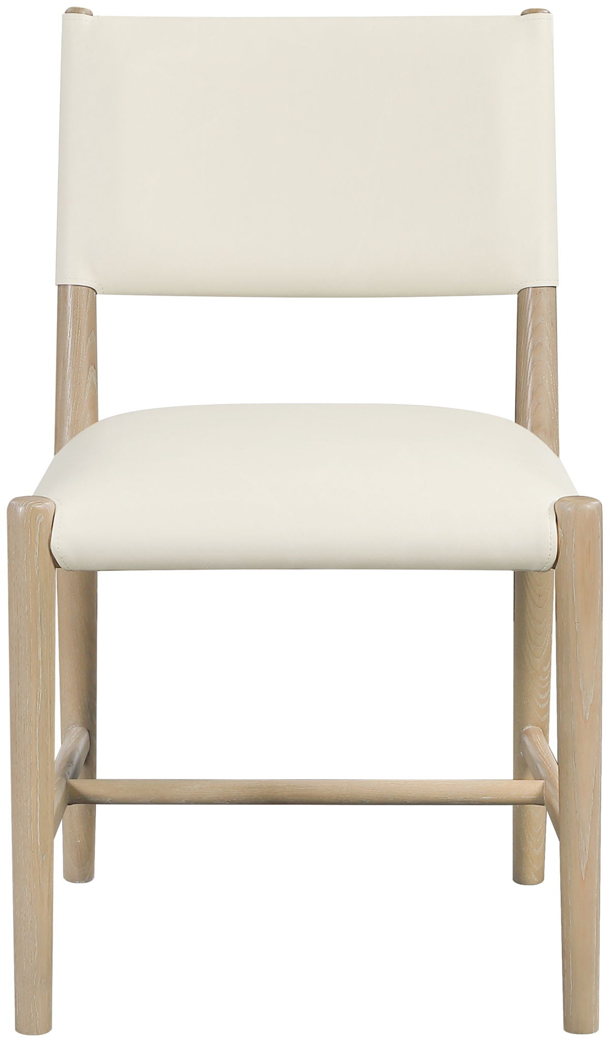 Andie - Vegan Leather Upholstered Dining Chair (Set of 2) - Natural Base