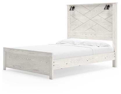 Gerridan - Cama panel con apliques