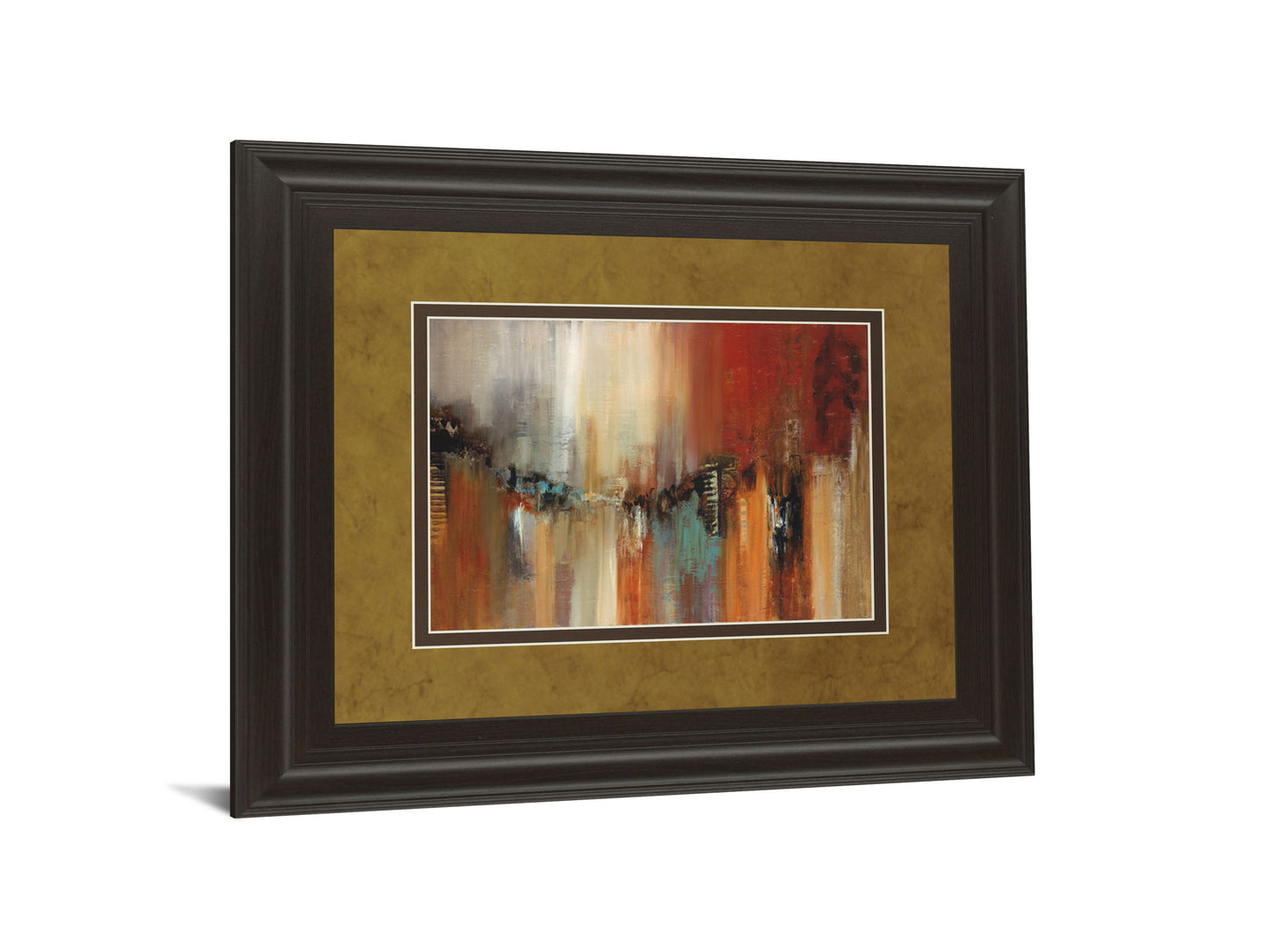 Skyline By Cat Tesla - Framed Print Wall Art - Light Brown