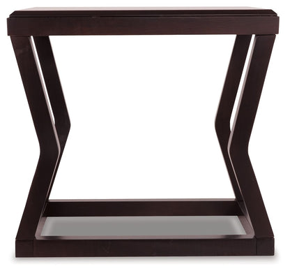 Kelton - Espresso - Mesa auxiliar rectangular